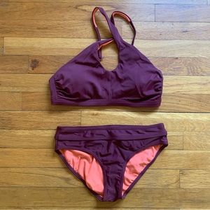 Prana bikini top and bottom.